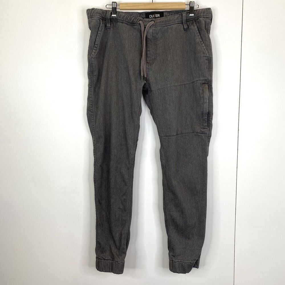 DU/ER Men's Gray Jogger Sweatpants